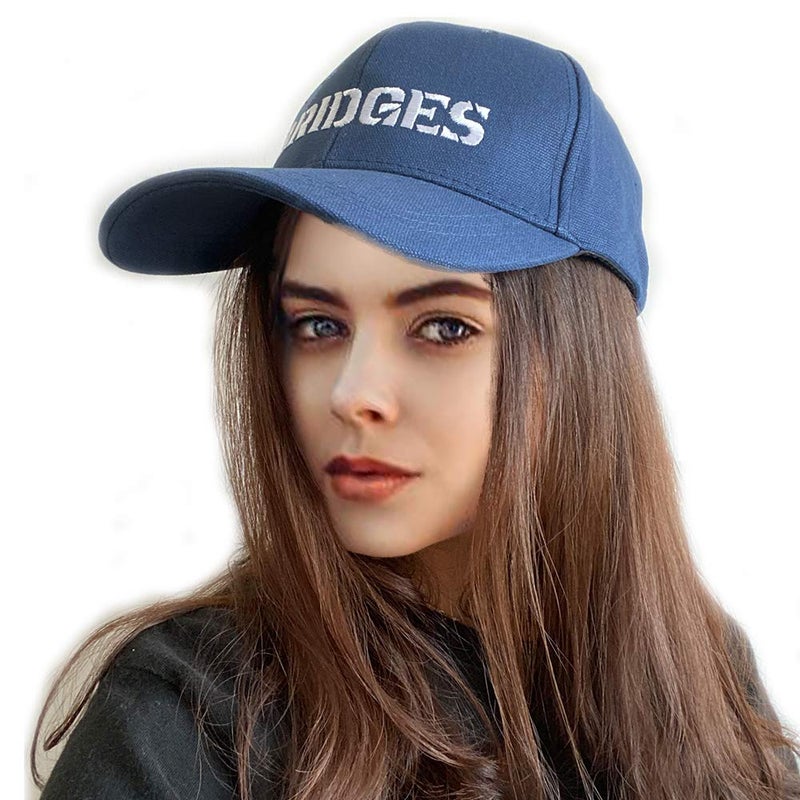 Gamusi Game Stranding Sam Blue Hat Battle Baseball Cap Letter Bridges Unisex Adjustable Sun Hats - Image 3